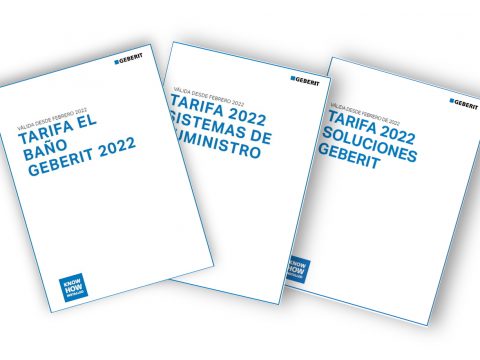 Nuevas Tarifas Geberit 2022