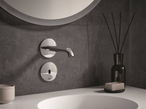 Mayor higiene y confort en el baño con la grifería electrónica empotrada de GROHE