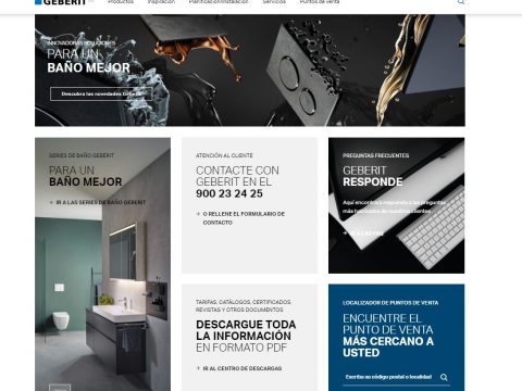 Nueva web 2.0 de Geberit