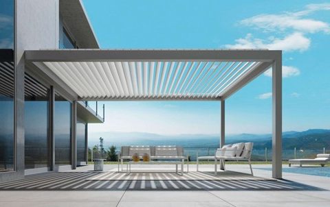 La primavera se disfruta los 365 días del año con la pérgola bioclimática de Saxun
