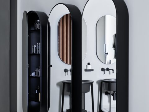 Los espejos eclécticos y versátiles según Ceramica Cielo
