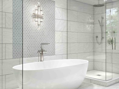 Walker Zanger presenta sus últimas novedades en mosaico de piedra: Shift™ y Pietra Gris