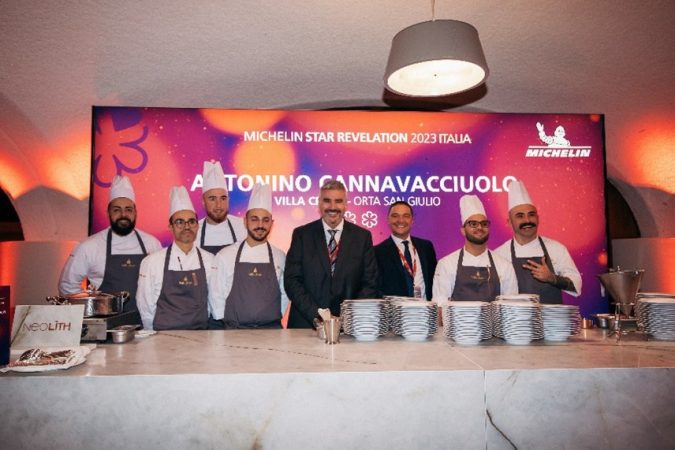 Neolith partner oficial de la Gala de la Guía Michelin de Italia 2023