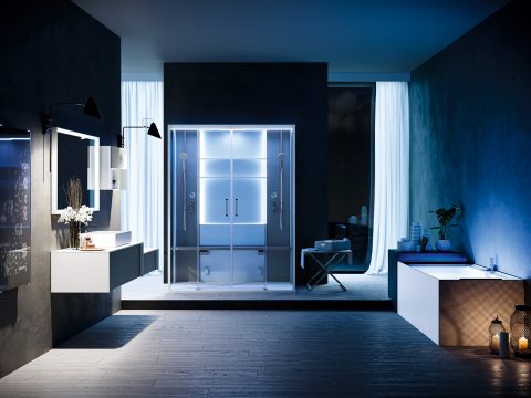 Novellini presenta su exclusiva colección de cabinas de ducha