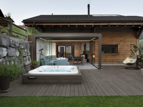 KE diseña un espacio de auténtico relax en un chalet suizo entre confort, tradición y diseño