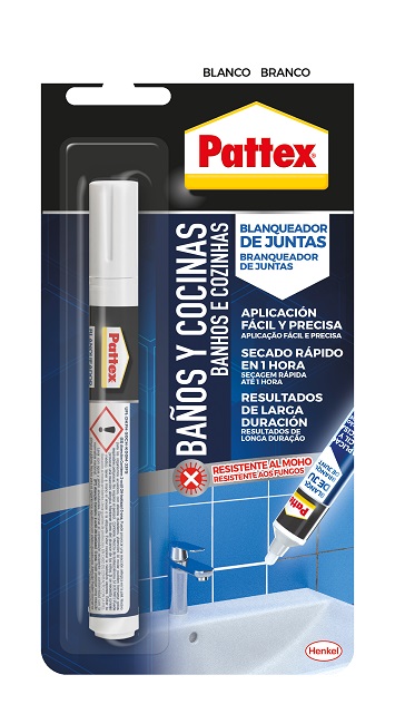 PATTEX lanza su nuevo Blanqueador de Juntas, la solución más rápida y sencilla para mantenerlas siempre blancas