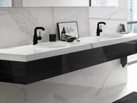 Grohe presenta su nuevo acabado negro mate para el baño y la cocina