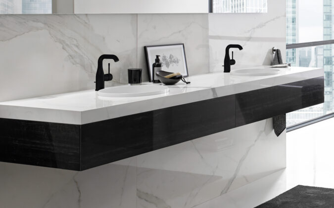 Grohe presenta su nuevo acabado negro mate para el baño y la cocina