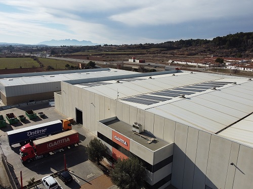 Grup Gamma instala placas solares fotovoltaicas de autoconsumo en su plataforma logística