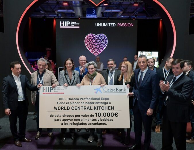 HIP 2023 hace entrega de 10.000 euros a World Central Kitchen para ayudar a las víctimas del terremoto de Turquía y Siria