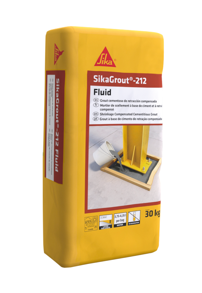 SIKA lanza su nuevo grout cementoso SikaGrout-212 Fluid