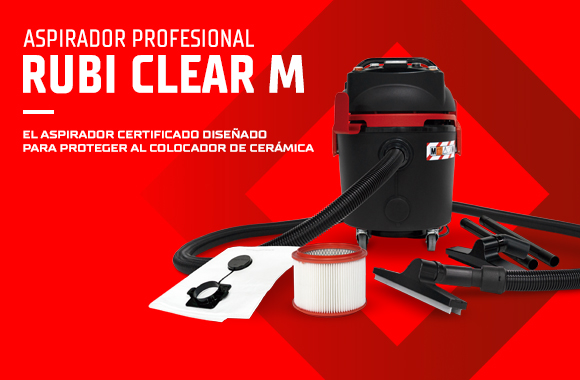 RUBI presenta el primer aspirador diseñado para el profesional de la cerámica