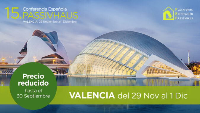 La 15 Conferencia Española Passivhaus pone a la venta sus entradas