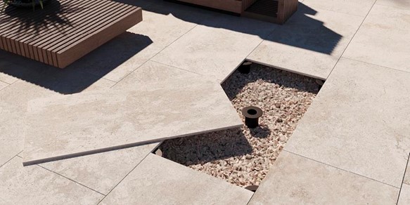 Gres porcelánico de 20MM para exteriores