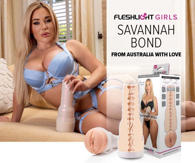 Fleshlight incopora a Savannah Bond a su firmamento de estrellas Fleshlight Girls