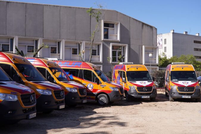 Nuevas ambulancias de SAMUR-Protección Civil, con novedades que mejoran la seguridad dentro y fuera del vehículo