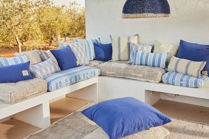Descubre la selección de textiles para exterior de Calma House para crear zonas ‘chill out’