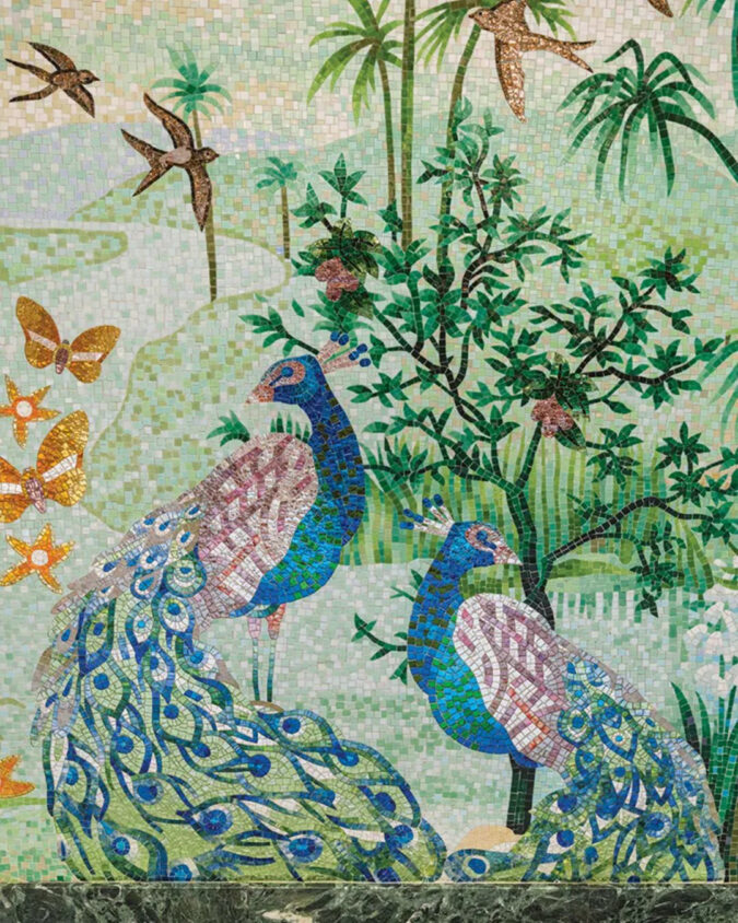 Fantini Mosaici: una exuberante obra maestra para el exclusivo hotel Chopard en la plaza más famosa de la Ville Lumière