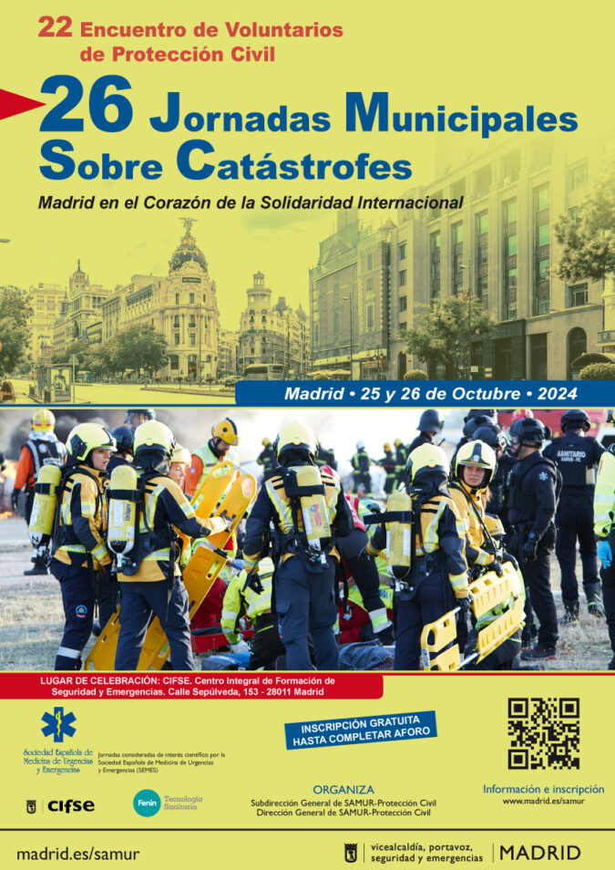 26 Jornadas Municipales sobre Catástrofes del SAMUR-PC