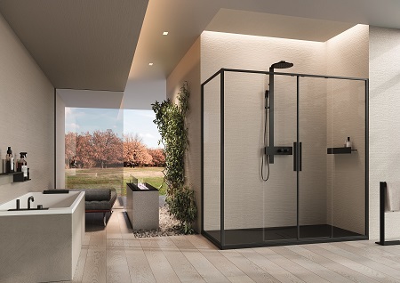 Novellini presenta su nueva gama de mamparas de baño Riga
