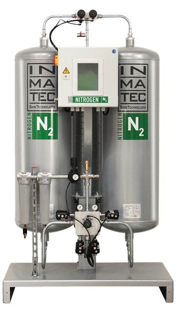 Procedimiento avanzado para la producción eficiente de nitrógeno con los equipos Boge-Inmatec