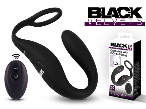Anillo vibrador para el pene de Black Velvets