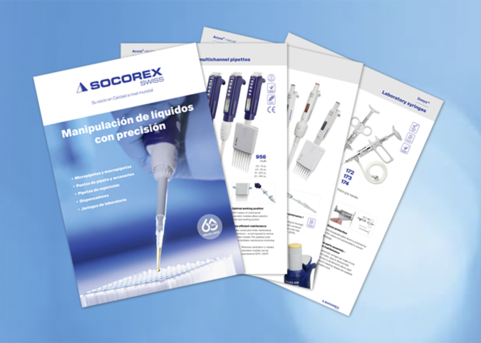 Catálogo de manipulación de líquidos de Socorex