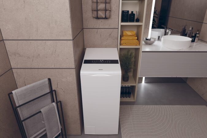 Haier lanza la primera lavadora del mercado de carga superior de 9 kg con auto dosificación y clase A