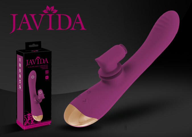 Nuevo vibrador con doble estimulación de JAVIDA
