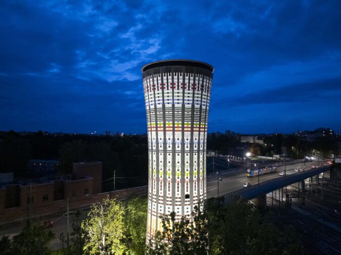 New LED night lighting for Milan’s Torre Arcobaleno