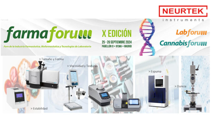 Neurtek propone equipos y soluciones para el control de calidad para farmacia y cosmética