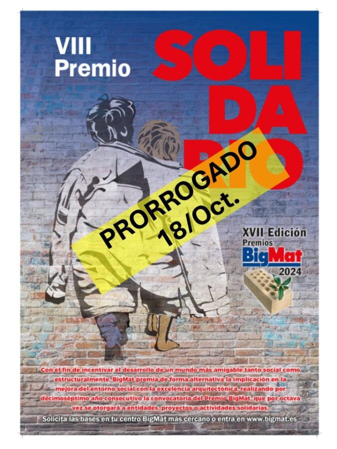 BigMat amplía el plazo de inscripción a los Premios Solidarios BigMat hasta el 18 de octubre
