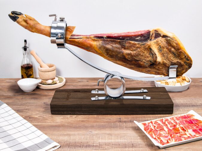 Soporte jamonero basculante 3 Claveles