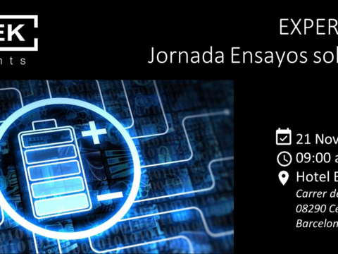 Jornada sobre ensayos sobre baterías