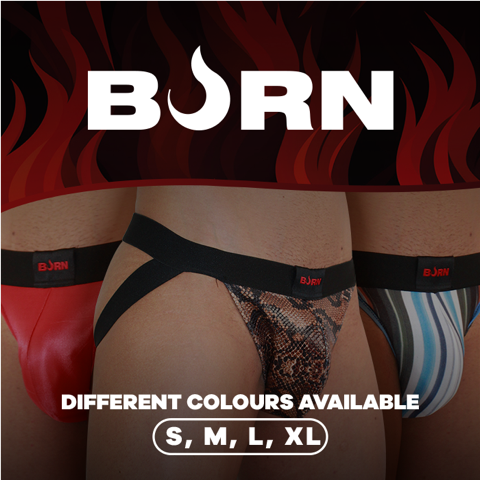 BURN lanza su línea de lencería masculina JOCKSTRAP