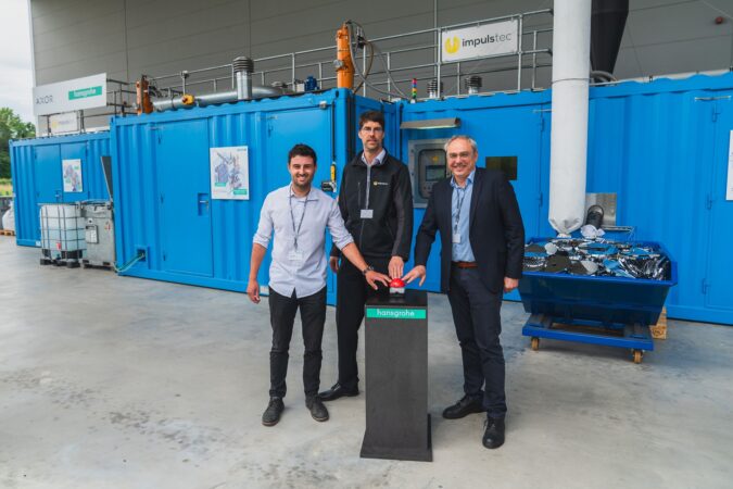 hansgrohe incorpora un nuevo proceso de reciclaje de plásticos galvanizados pionero en el mundo