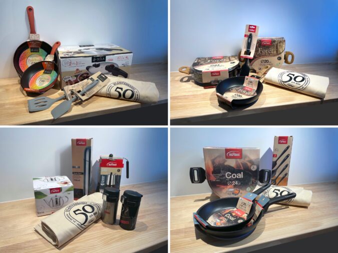 Conjuntos de cocina Inoxibar para regalar esta Navidad