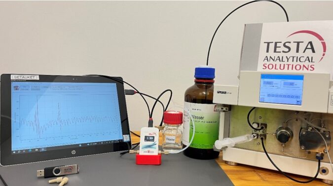 Paquete Testa de calificación de bombas HPLC