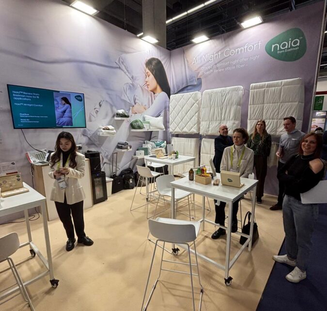Eastman Naia™ exhibe «Confort para toda la noche» en Heimtextil 2025