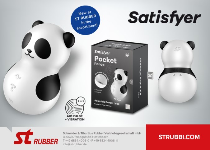 ¡Satisfyer Pocket Panda ya disponible en ST RUBBER!