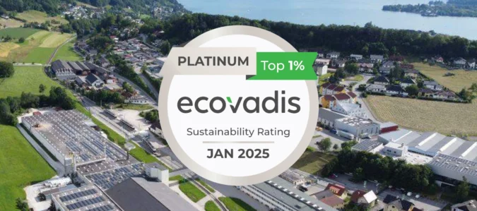 Roca Group obtiene la Medalla de Platino de EcoVadis por su desempeño en Sostenibilidad