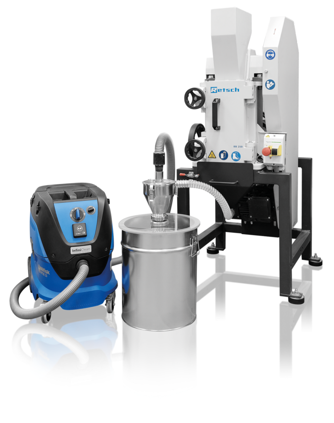 Bye-bye dust and sample loss with Retsch’s new Cyclone System