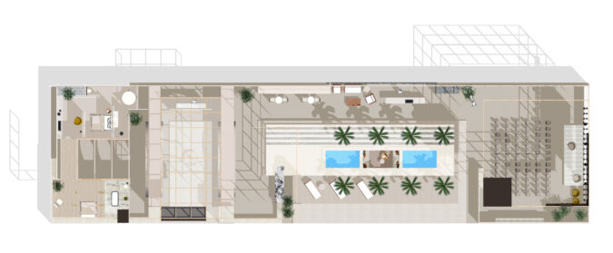 Así será ‘Hotel Cevisama’, el espacio de Héctor Ruiz-Velázquez que reivindica la cerámica y baño en el contract