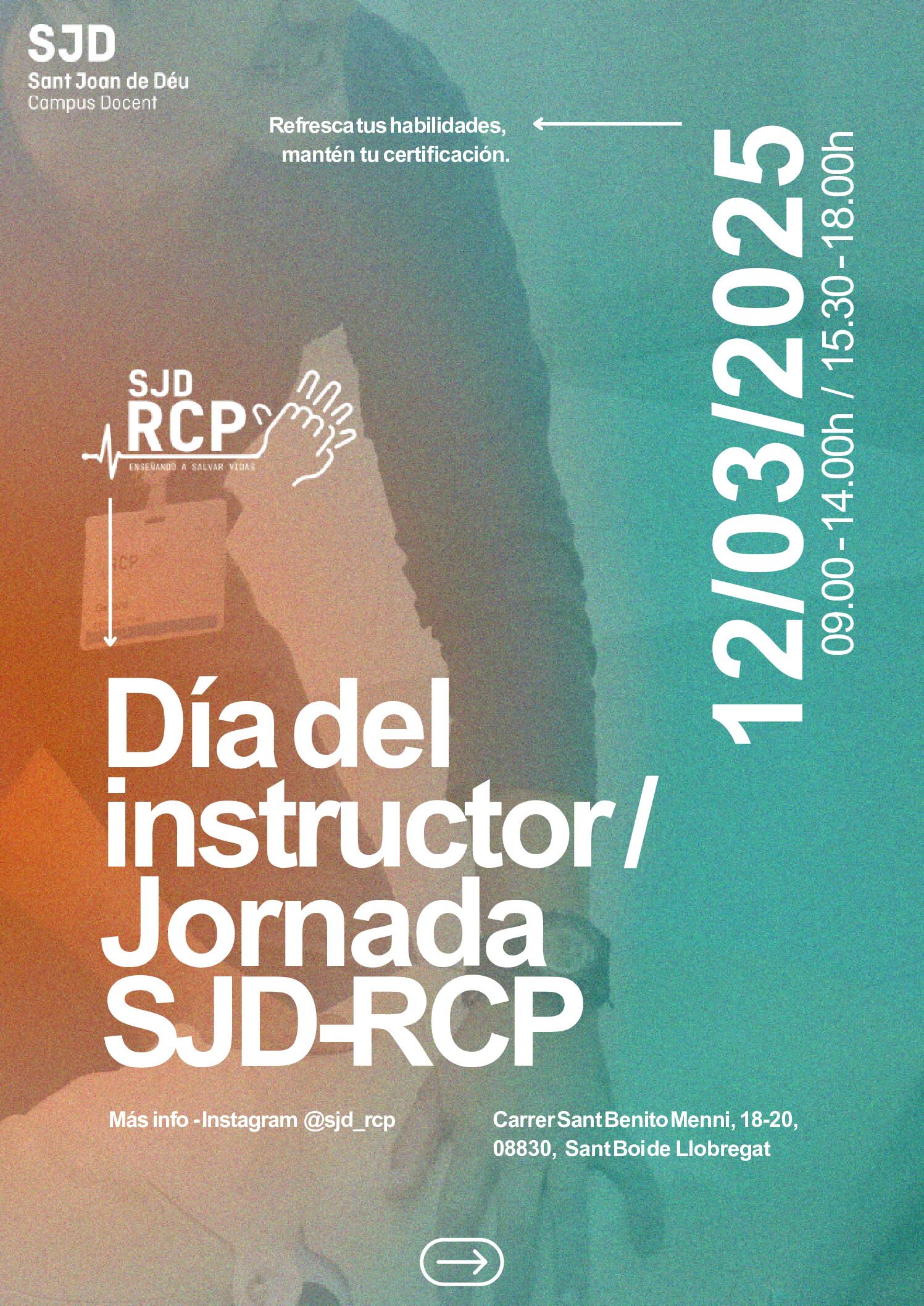 Día del Instructor y Jornada SJD-RCP: Formación e innovación para instructores de Soporte Vital