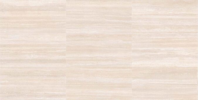 La elegancia natural del travertino en gres porcelánico