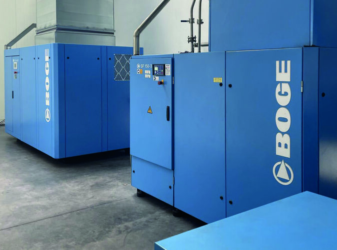Soluciones Boge para aplicaciones con aire comprimido y gases especiales