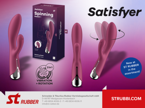 ST RUBBER ya dispone del nuevo Satisfyer Spinning Rabbit 1