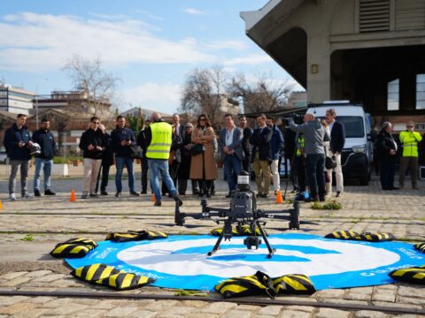 El SAS participa en un ejercicio con drones para probar su uso en la logística sanitaria
