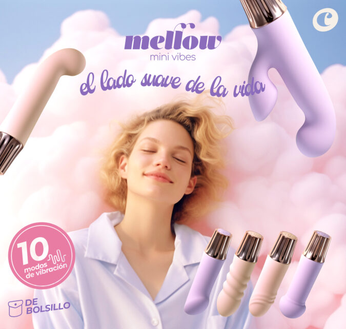 Mellow: la nueva colección de vibradores de Crushious