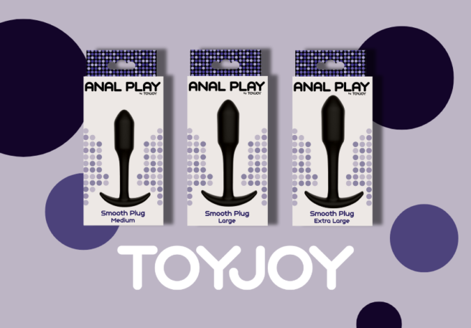 Placer anal con la colección Smooth Plug de ToyJoy